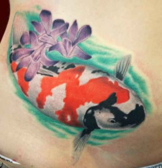 Татуировки с карпами кои: значение и происхождение