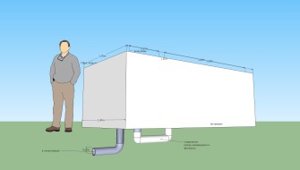 Устройство небольшого бассейна для кои